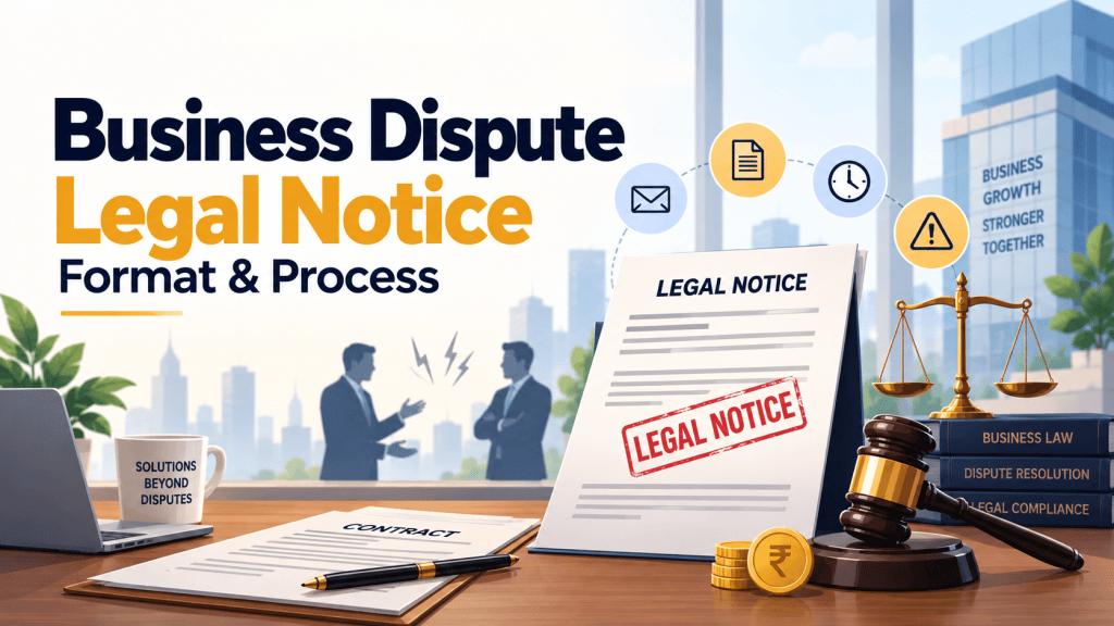 Business Dispute Legal Notice: Format and Process in India